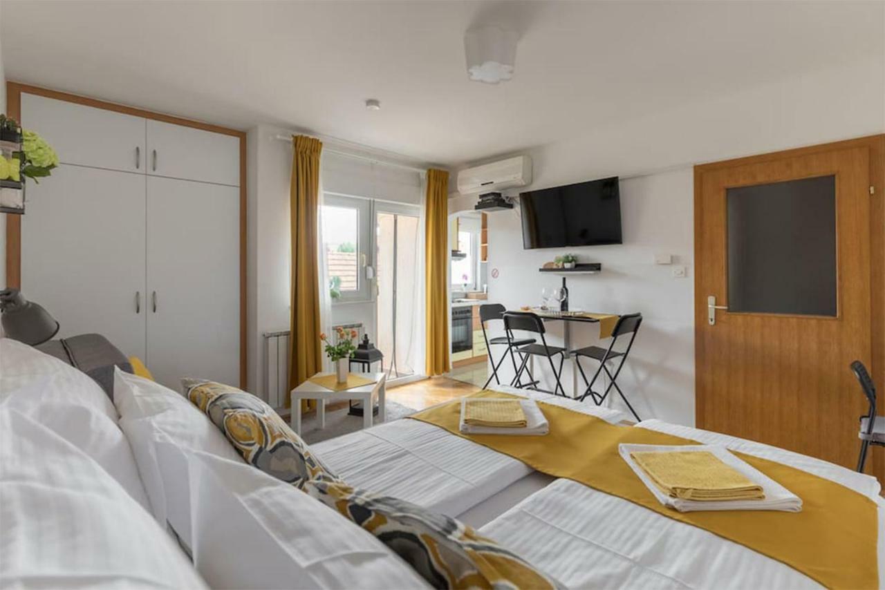 Studio Apartman Comodo Zágráb Kültér fotó